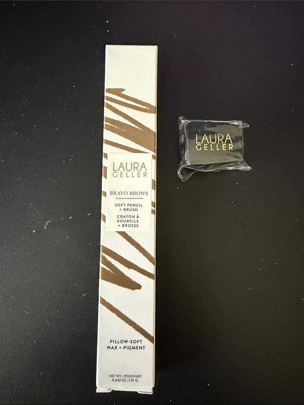 Laura Geller Brow Pencil & Wax Duo in Taupe